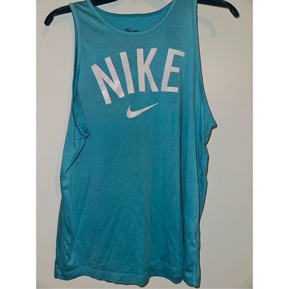 Nike Tank Top Mens Large L Atlantic Blue - Picture 1 of 3